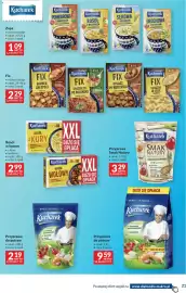 Makro gazetka Strona 21: Kucharek FIX Garnek Chłopski €2,29, Przyprawa Smak Natury €3,29