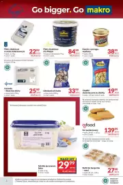 Makro gazetka Strona 4: Owoce morza Ośmiorniczki baby €33,99, Cząstkiziemniaczane ze skórką Aviko €19,99