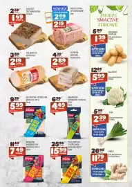 Społem gazetka | Praga Poludnie Strona 2: Kabanosy Duda €4,49, Słonina Aleksandria €2,89