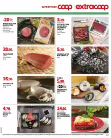 Volantino Extracoop Pagina 19: Tonno filone €28,90, Fettine di carne salada Bella €3,29