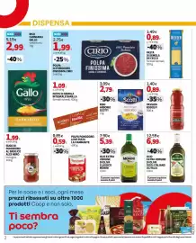 Volantino Extracoop Pagina 2: Olio extra vergine di oliva classico Monini €5,39, Passata Rodolfi €0,89