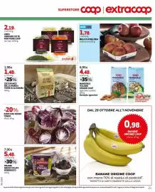 Volantino Extracoop Pagina 21: Mandorle italiane origine coop €4,48, Banane Origine Coop €0,98