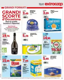 Volantino Extracoop Pagina 29: Detersivo per lavastoviglie Fairy Platinum Plus €14,90, Asciugatutto decorato Foxy Mega €5,29