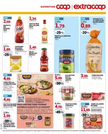 Volantino Extracoop Pagina 3: Tonno Rio Mare all'olio di oliva €3,99, Cannamela zafferano risodoro €1,89