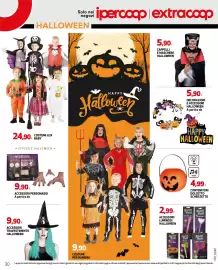 Volantino Extracoop Pagina 30: Cappelli e maschere halloween €5,90, Decorazioni e accessori halloween €5,90