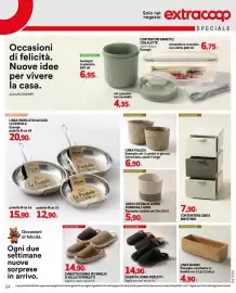 Volantino Extracoop Pagina 34: Contenitore Qbox Wave Mini €7,90, Cestino in corda Domopak Living €5,90