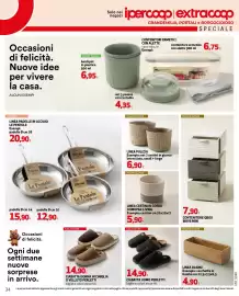 Volantino Extracoop Pagina 34: Contenitore Qbox Wave Mini €7,90, Cestino in corda Domopak Living €5,90