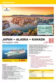 Billa Reisen Flugblatt Seite 14: Norwegian Jade Kreuzfahrt €4.599,00