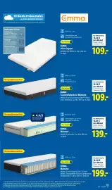 Lidl Prospekt woche 44 Seite 11: EMMA Visco-Topper €109,00, EMMA Taschenfederkern-Matratze €109,00