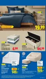 Lidl Prospekt woche 44 Seite 13: LIVARNO Polsterbank €44,99, HOME DELUXE Sitzsack €159,00