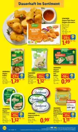 Lidl Prospekt woche 44 Seite 18: VEMONDO Veganer Goldessa Aufstrich €0,99, VEMONDO Vegane Levervurst €1,52