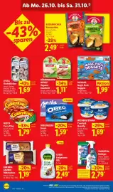 Lidl Prospekt woche 44 Seite 26: OREO/MILKA Snack €1,59, SURIG Essigessenz XXL €2,49