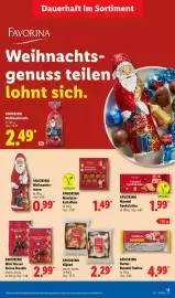 Lidl Prospekt woche 44 Seite 33: FAVORINA Kipferl €2,29, FAVORINA Marzipan-kartoffeln €1,49
