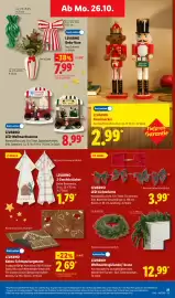 Lidl Prospekt woche 44 Seite 43: LIVARNO LED-Lichterkette €3,99, LIVARNO Kokos-Schmutzfangmatte €2,69