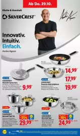 Lidl Prospekt woche 44 Seite 48: SILVERCREST Edelstahl-Topf-Set €29,99, SILVERCREST Edelstahl-Topf €24,99