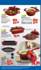 Lidl Prospekt woche 44 Seite 53: SILVERCREST Premium-Gusseisenkasserolle €14,99, SILVERCREST Premium-Gusseisentopf €9,99