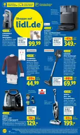 Lidl Prospekt woche 44 Seite 60: GRUNDIG Akku-Staubsauger €69,99, CLEANMAXX Hemdenbügler €44,99