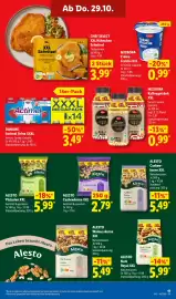 Lidl Prospekt woche 44 Seite 67: MILBONA Kaffeegetränk €0,99, MILBONA Crème Fraîche XXL €0,99