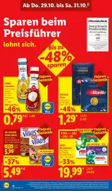 Lidl Prospekt woche 44 Seite 68: Dr. Oetker Vitalis Müsli €5,49, Barilla Pasta €1,29