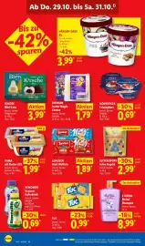 Lidl Prospekt woche 44 Seite 70: Loacker Maxi Waffeln €1,89, DOVGAN Junior Magic Cheese €1,79