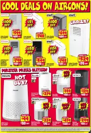 JB Hi-Fi catalogue Page 15: Levoit Core 600S Smart True HEPA Air Purifier €459,00, Ewt 2.6kw Portable Air Conditioner €699,00