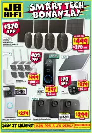 JB Hi-Fi catalogue Page 1: Outdoor 2K+ Camera System €299,00, Arlo Pro 6 2K Outdoor Solar Security Camera Kit €499,00