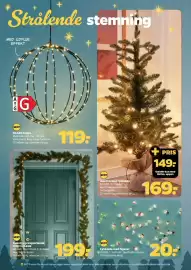 Netto tilbudsavis uge 43 Side 6: Spot kunstig granguirlande med lyskæde €199,00, Spot 3d led kugle €119,00