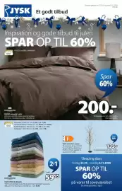 JYSK tilbudsavis Side 1: BARBO sengetøj i satin, KARLSTAD håndklæde €59,95