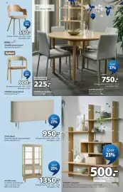 JYSK tilbudsavis Side 18: HVIDING spisebordsstol €550,00, BRANDE spisebordsstol €225,00