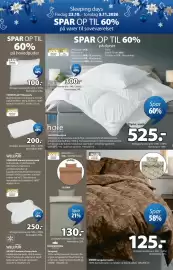 JYSK tilbudsavis Side 2: TVERFJELLET fiberpude €100,00, VONGSEN memory foam pude €200,00