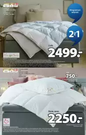 JYSK tilbudsavis Side 8: ROYAL GOLD gåsedunsdyne €2.250,00, ERANTIS moskusdundyne €2.499,00