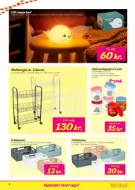 Hi five tilbudsavis uge 43 Side 6: LED-lampe hval €60,00, Rullevogn m. 3 kurve €130,00