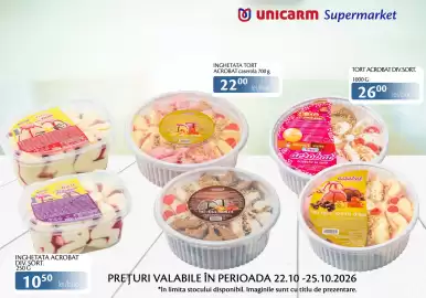 Catalog Unicarm Pagină 7: acrobat Vanilie topping Visine fabricat is ROMANA Ingrediente a pat stabilizatic pectina a