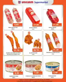 Catalog Unicarm Pagină 2: Unicarm parizer cu piept de pui €31,49, Slanina gusa €28,19