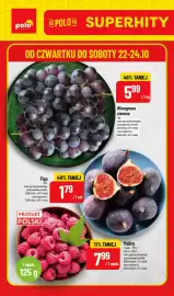 Polomarket gazetka Strona 1: Winogrona ciemne €5,99, Figa €1,79
