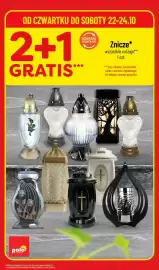 Polomarket gazetka Strona 4: OD CZWARTKU DO SOBOTY 22-24.10 DOBIERAJ DOWOLNIE 2+1© GRATIS*** Znicze* wszystkie rodzaje** 1