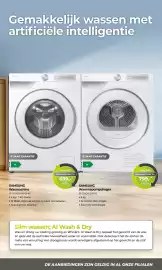 EP Beerepoot folder Pagina 17: Samsung Wasmachine (F-W90AIWASH6) €699,00, Samsung Warmtepompdroger (F-D90AIDRY6) €799,00