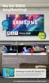EP Beerepoot folder Pagina 3: Nu tot €800 inruilkorting! Nu met gratis 32" smart tv t.w.v. €299 65 INCH 165 CM SAMSUNG 20 5