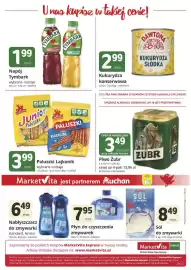 Marketvita gazetka Strona 2: Kukurydza konserwowa Dawtona €2,99, Płyn do czyszczenia zmywarek Auchan €7,95