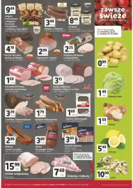 Marketvita gazetka Strona 2: Zrazówka Ciemnowędzona HAŃDEREK €3,29, Kiełbasa z piersi kurczaka MORLINY €2,89