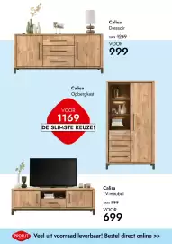 Profijt Meubel folder week 44 Pagina 3: Calisa Dressoir €999,00, Calisa Opbergkast €1.169,00