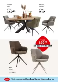 Profijt Meubel folder week 44 Pagina 5: Risa Stoel €129,95, Fendam Stoel €169,95