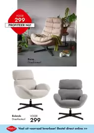 Profijt Meubel folder week 44 Pagina 6: Bolands Draaifauteuil €299,00