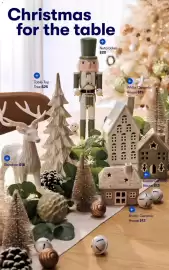 BIG W catalogue Page 14: Reindeer €18,00, Table Top Tree €25,00
