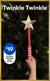 BIG W catalogue Page 18: Christmas Light Magic Wand Remote €19,00