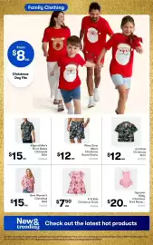 BIG W catalogue Page 25: K-D Kids Christmas Dress €750,00, Dymples Baby Christmas Print Romp €20,00