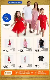 BIG W catalogue Page 27: K-D Girls Longline Christmas Tee €6,00, K-D Boys Santa Print Christmas Shirt €15,00