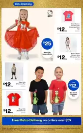 BIG W catalogue Page 28: The Grinch Christmas Tees €12,00, Pixar Kids Christmas Tee €12,00