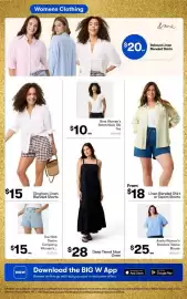 BIG W catalogue Page 30: Deep Tiered Maxi Dress €28,00, Avella Women's Broderie Sleeve Blouse €25,00