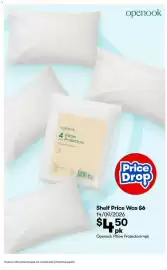 BIG W catalogue Page 34: Openook Pillow Protectors €4,50
